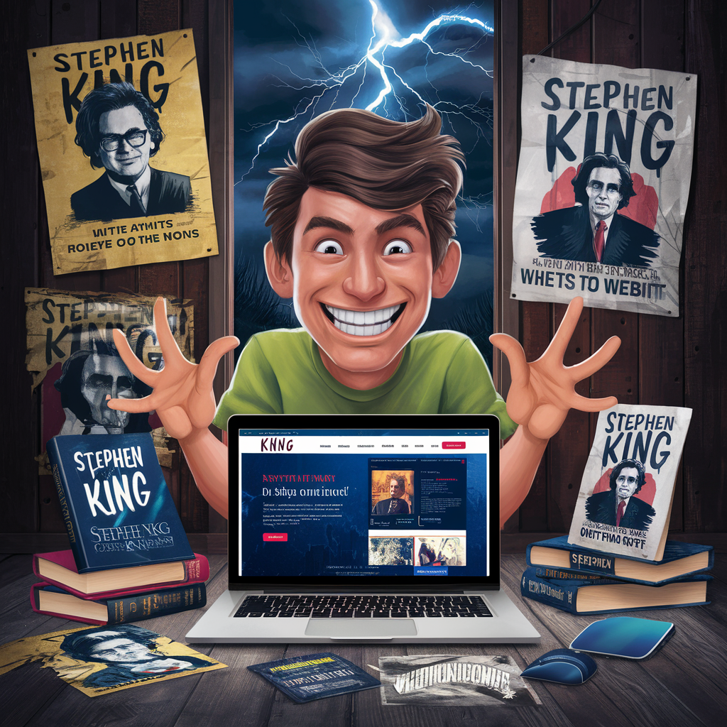 Je viens de créer un nouveau site web dédié à Stephen King.