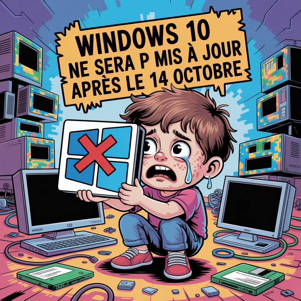 Windows 10 ne sera plus mis à jour après le 14 octobre