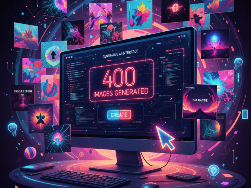 J’essaie de réfléchir à la manière dont ces 400 images pourraient vraiment m’aider.